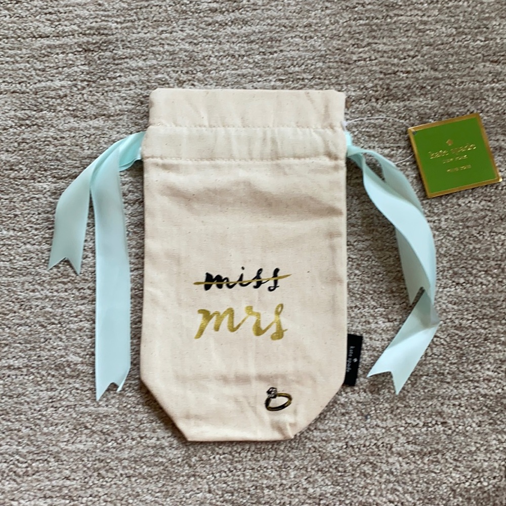 Kate Spade “Miss to Mrs” wine tote never used